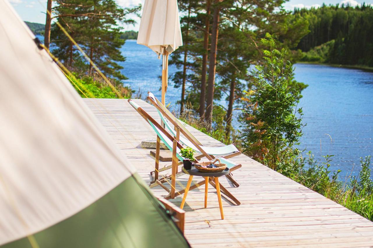 Arjaeng Camping & Stugor Sommarvik Экстерьер фото